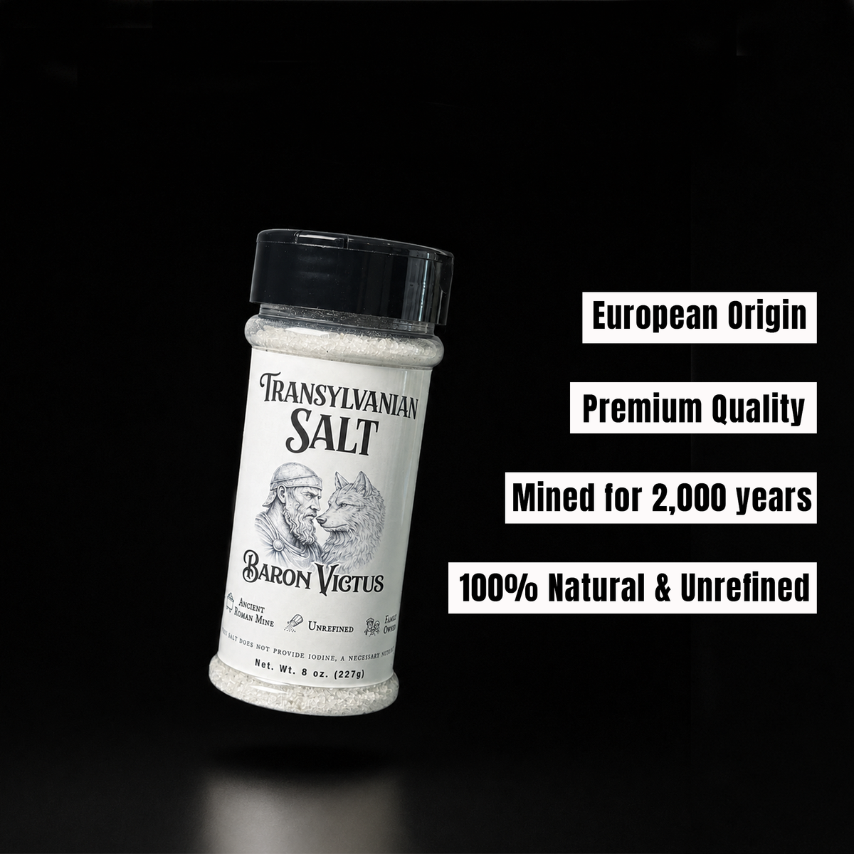 Transylvanian Salt Shaker 8 oz